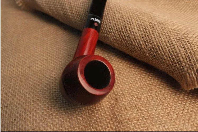 Filtro tipo tubo reto madeira inovadora madeira vermelha sândalo jacarandá polido martelo de tubo antigo