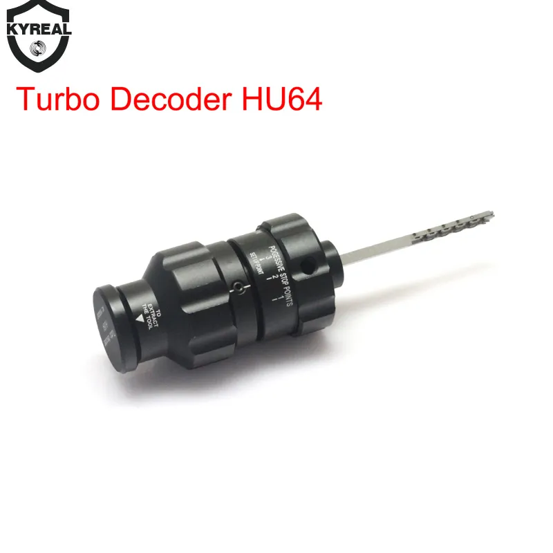Turbo decodificador HU64 para mercedes-benz, herramienta de selección de bloqueo de abridor de puerta de coche HU64, mercedes-benz HU6 Turbo decodificador Locksimth herramientas