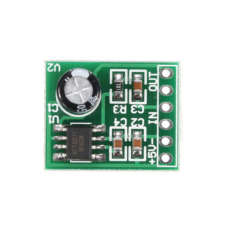Freeshipping Durable Quality 5V Single Mono Channel Digital Audio Amplifier Board Module för USB Speaker Portable Speaker