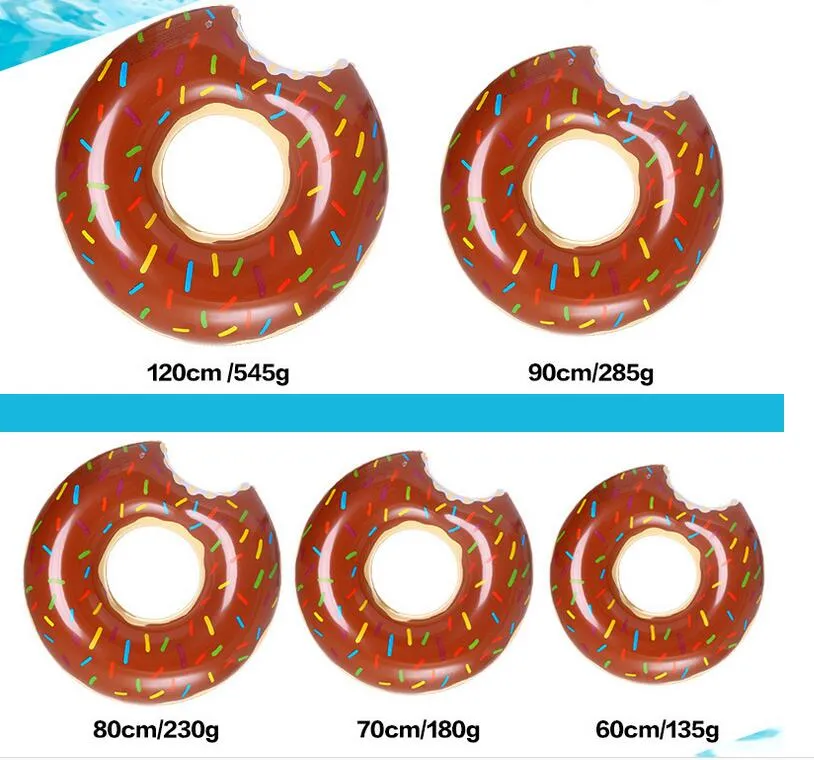 Outdoor Wassersport aufblasbare Schwimmer Rohre Kinder Donut Schwimmring Sommer Schwimmbecken Ringe für Baby Wasser schwimmendes Reitspielzeug