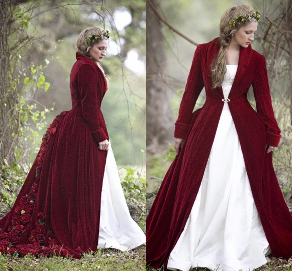 Custom Burgundy Velvet Winter Bridal Cloak With Long Sleeves Perfect For Christmas And Weddings From Yes mrs 114.09 DHgate.Com