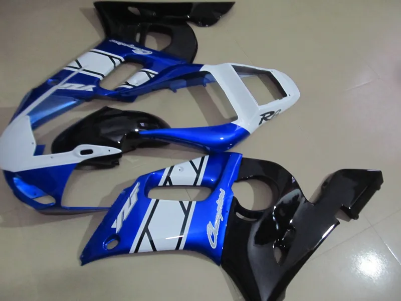 Motorcycle Fairing kit for Yamaha YZF R6 98 99 00 01 02 blue white black fairings set YZFR6 1998-2002 OT06