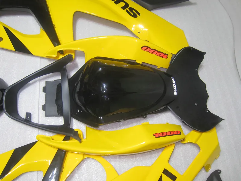 100% injection mold fairing kit for SUZUKI GSXR 1000 2005 2006 yellow black fairings set GSXR1000 K5 05 06 OT22