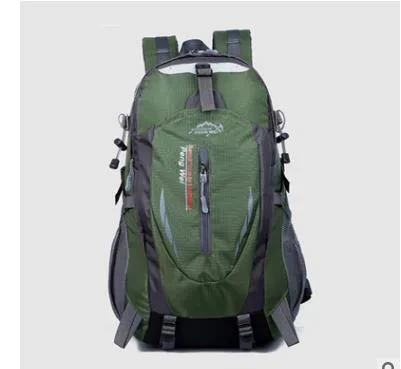 Erkeklerin Açık Çantası Su Geçirmez Naylon Seyahat Çantası Kampüsü Backpack Schoolbag Dizüstü Çantalar Kamp Yürüyüş Çantaları Shippi186a