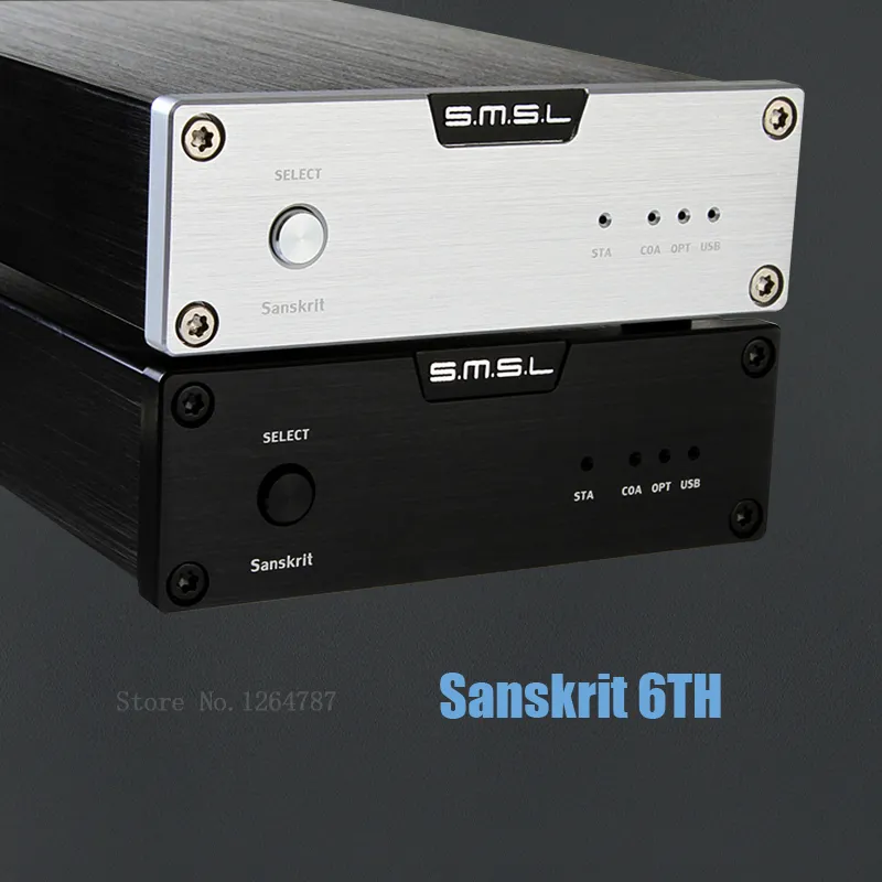Freeshipping Dernier 6ème Sanskrit USB 32BIT / 192Khz Coaxial SPDIF Optique USB DAC amplificateur audio décodeur Nouvelle Version