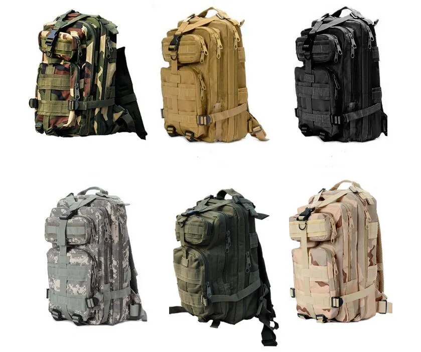 30L Outdoor Sport Military Tactical Backpack Molle Rucksacks Camping Trekking Bag backpacks