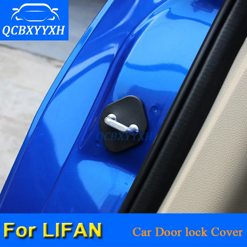 4 Pz/lotto ABS Car Door Lock Coperture Protettive Per Lifan X50 X60 620 720 Coperchio di Protezione Della Porta Car-Styling QCBXYYXH