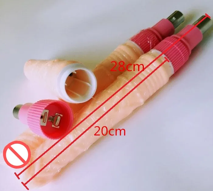 Dildo de vibration de produit adulte avec la pointe incurvée à l'accessoire automatique de machine de sexe, attachement de machine d'amour, pénis femelle pour la masturbation