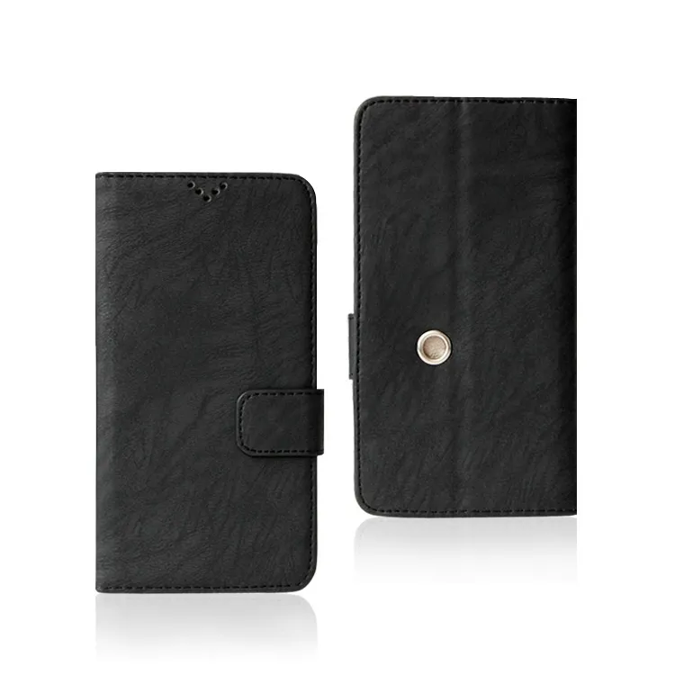 Luxury Universal Wallet PU Leather Magnetic Flip Stand Phone Case Pouch For Iphone X 8 7 6 Plus Samsung S8 S7 S6 4.1 To 6.0 Inch Cellphone