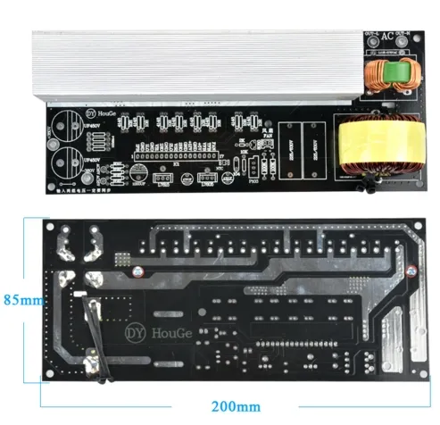 2000W Pure Sine Wave Inverter Power Board Modified Sine Wave Post Amplifier Kits with Heat sinks