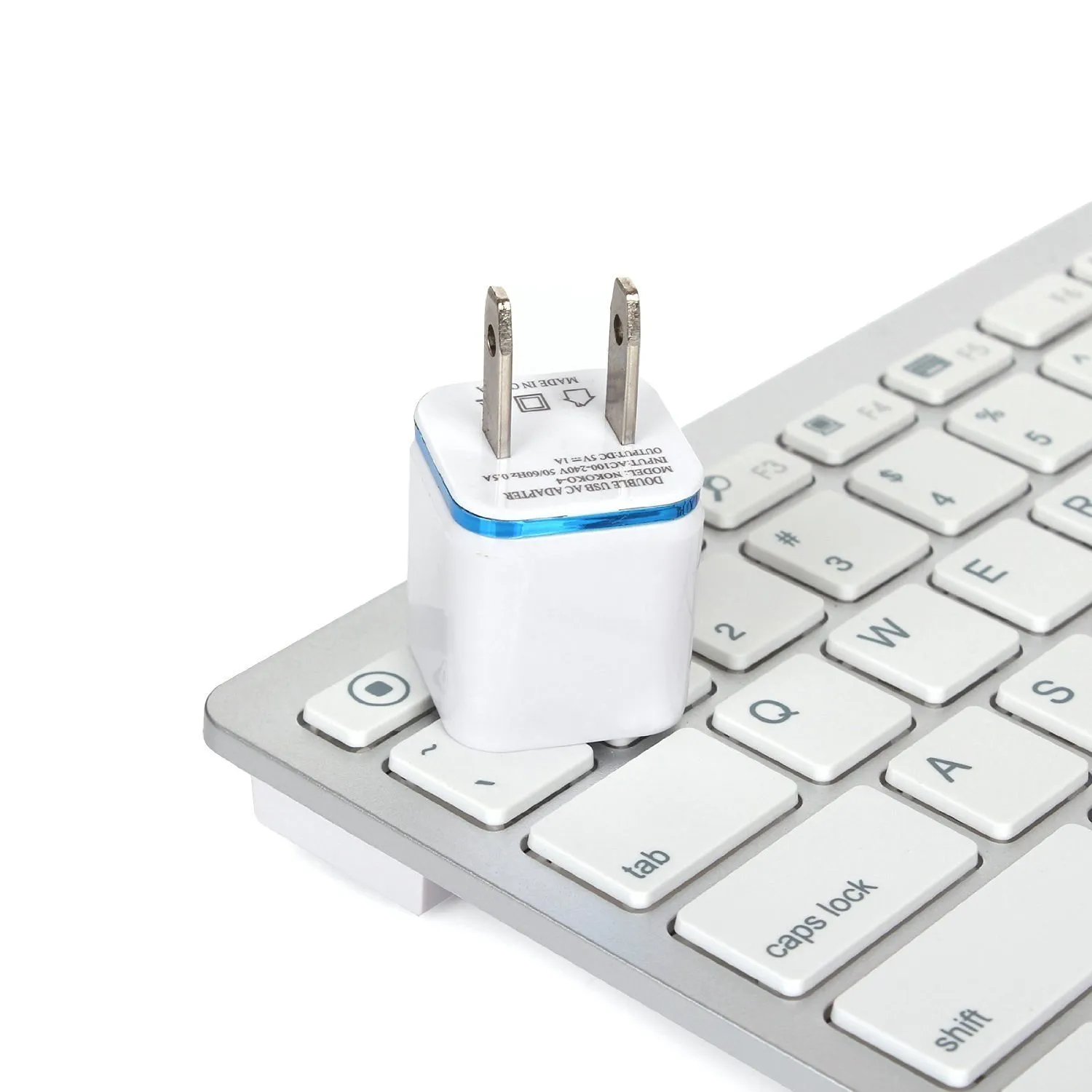 Färgglada Home Plug USB Laddare för Samsung Note 5 USA Version iPhone 7 6 5 Universl Väggladdare Travel Adapter / 