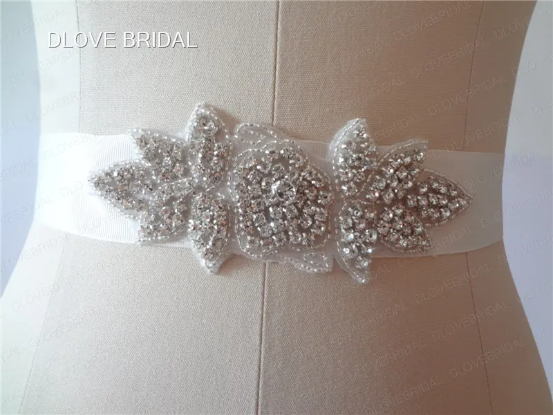 Real Po High Quality Rhinestone Crystals Wedding Belt Custom Made Bridal Accessory Wedding Prom Evening Sashes Tie Backs4422838