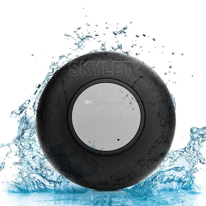 Bluetooth högtalare vattentät trådlös dusch handfree mic sug chuck bil högtalare bärbar mini mp3 super bas samtal