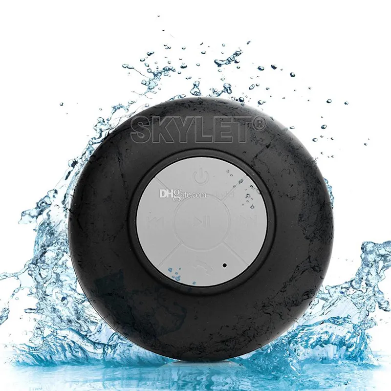 Bluetooth Speaker Waterproof Wireless Shower Handsfree Mic Suction
