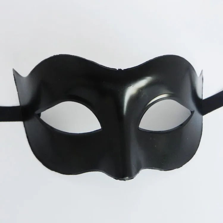 Maskerade Masker Fancy Dress Venetiaanse Maskers Mannelijke Maskerade Maskers Plastic Half Gezichtsmasker [zwart, wit, goud, zilver]