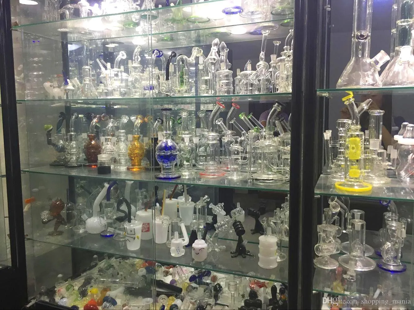 Buyer Shows 14cm Glass Bongs Water Pipes Bowl18.8 mm hammer 6 Arm perc percolator bubbler Dab Rigs Glass Bongs In Stock