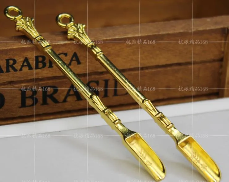 Fine mini metal spoon shovels, wholesale glass hookah accessories
