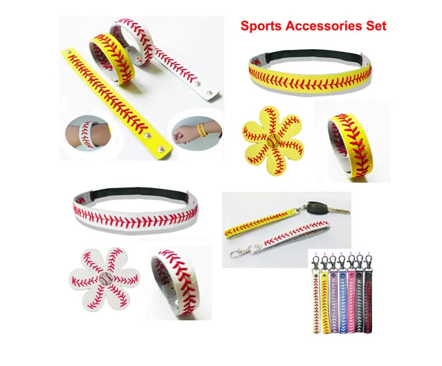 7 Polegada de Beisebol Arco de Cabelo Softball Bow Cabelo Branco Beer Baseball Bow Para Cheerleader Meninas Escola