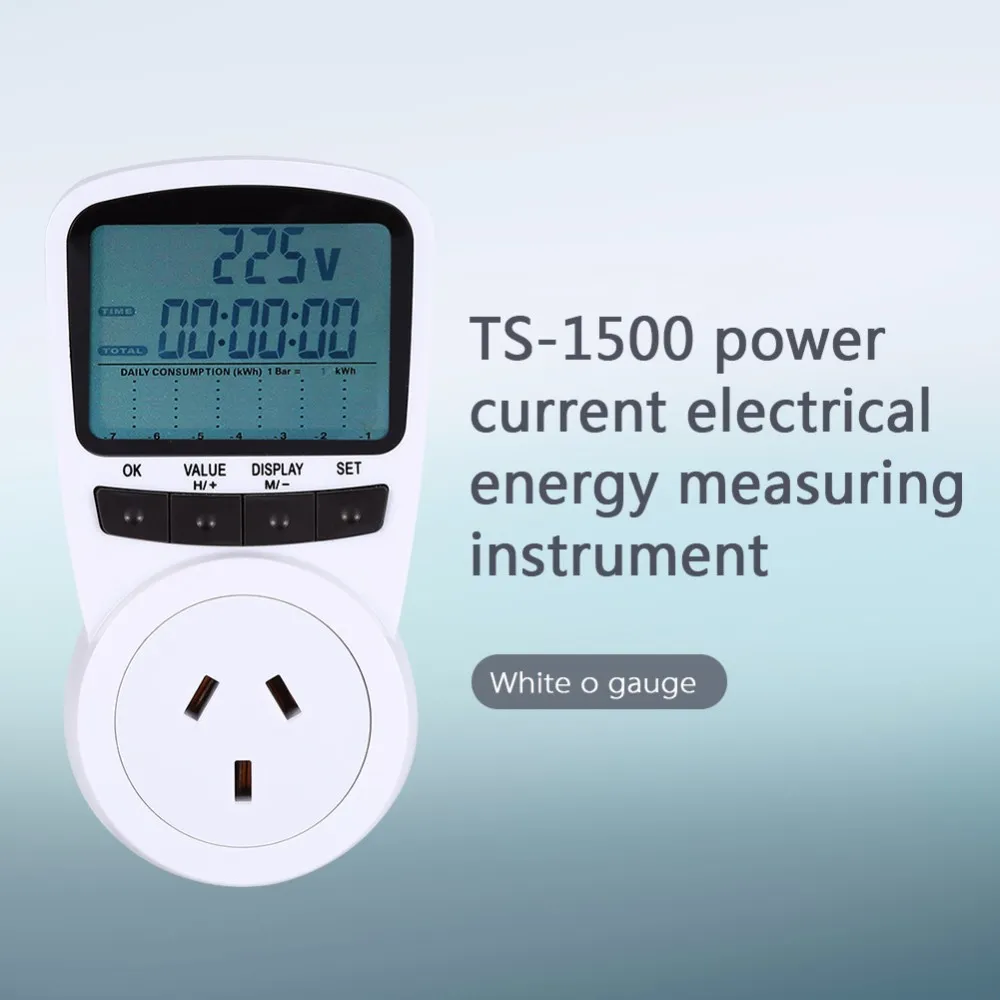 Plug In Electricity Usage Monitor: Measure Energy Consumption For Home ...