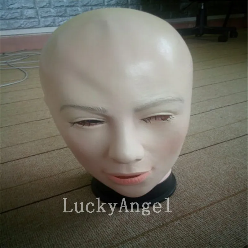 Atacado Top Grade 100% látex Partido Cosplay halloween máscara Humana máscara feminina masquerade máscaras sexy girl crossdress traje máscaras realistas