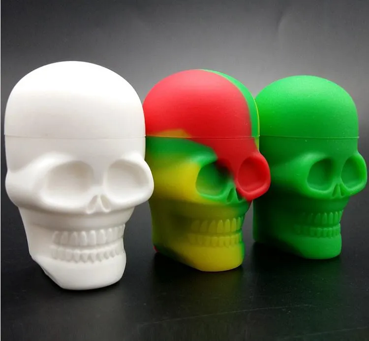 15ml Skull Silicone Container