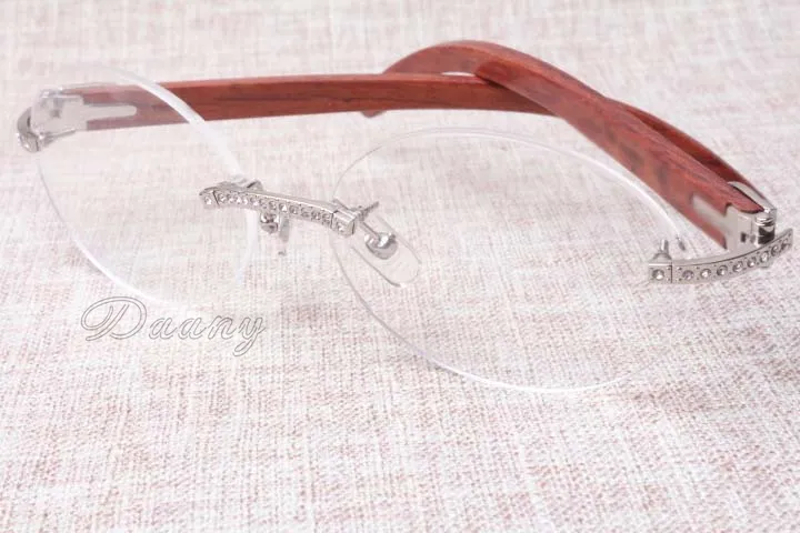 Heat and highquality luxury diamond eyeglasses T8100903 natural wooden spectacle fashion they and our glasses size 5418135 mot6074016