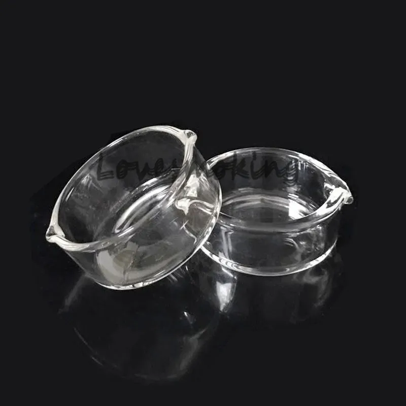 5 st Glas Ashtray Dish Dabber Glass DAB DAB Dish Oil Dabber Worked Concentrate Dish Ashtray Ash Tray Dabber Extractions för rökning