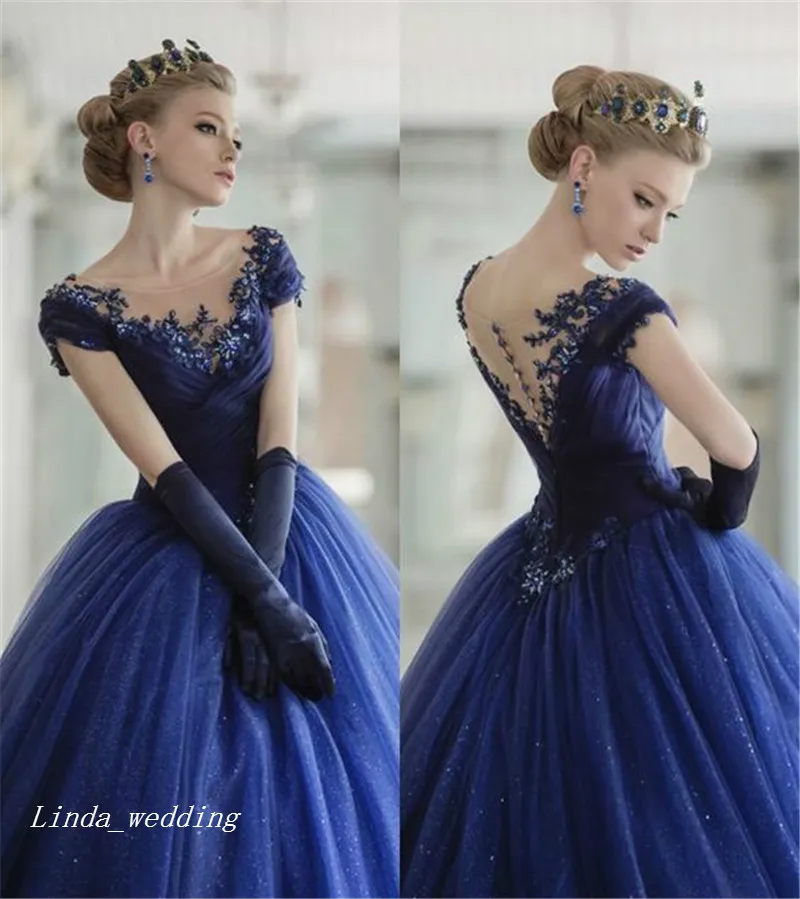 Ballkleider Prinzessin Blau