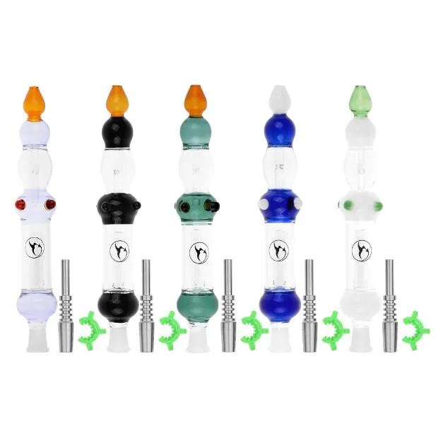 Hot Nectar Collector met Titanium Tip 14mm Inverted Nail Grade 2 Glass Bong