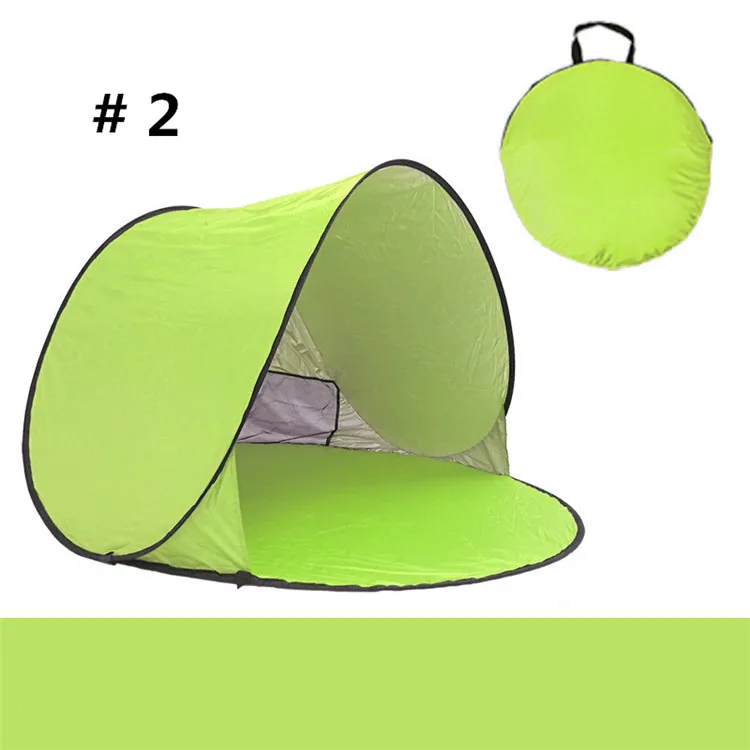 Quick Automatic Opening Hiking Tents Outdoors Camping Shelters 50+ UV Protection Tent Beach Travel Lawn Home Multicolor 150*150*90 cm