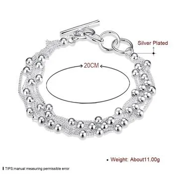 Wholesale - Retail lowest price Christmas gift, new 925 silver fashion Bracelet yB101