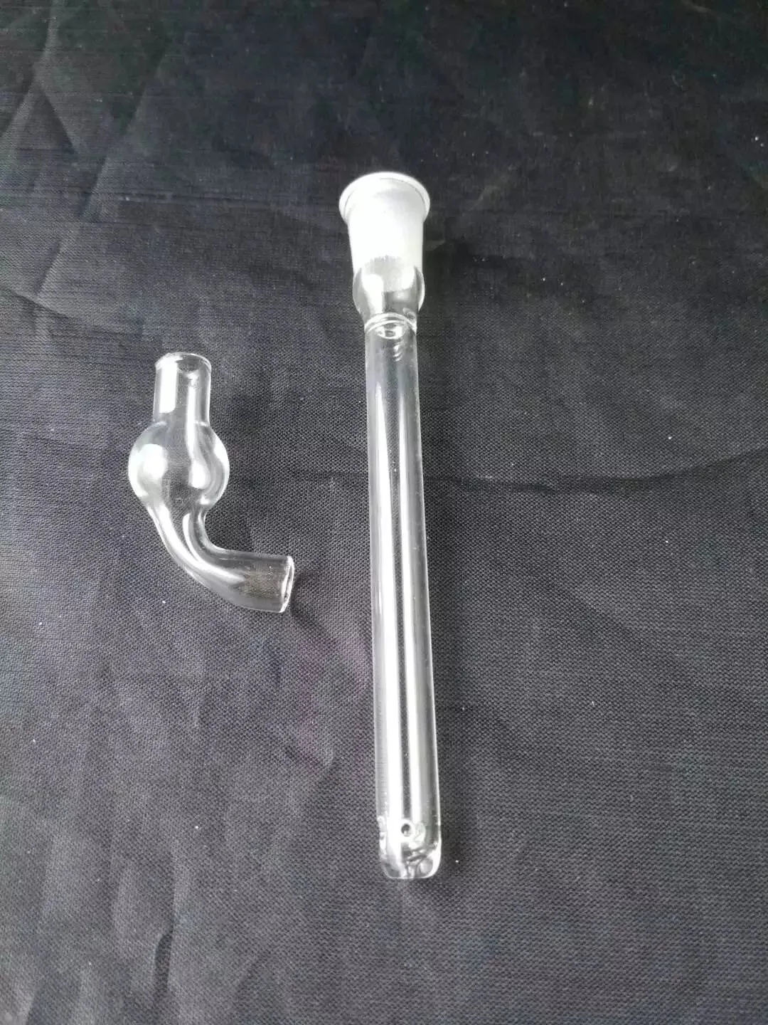 Transparent hylsa adapter glas bongs tillbehör glas rökrör färgglada mini multi-färg handrör bästa sked glas