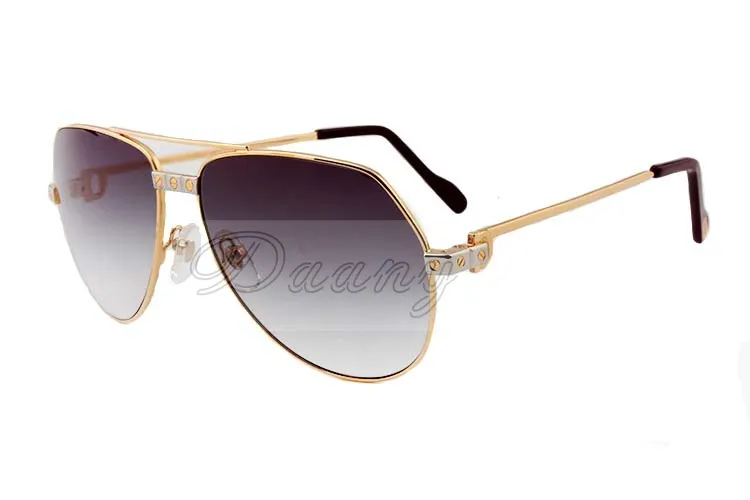 Directo de alta qualidade de alta qualidade óculos quadro de grandes óculos de sol ultra-luz masculina 1324912A moda rã óculos de sol tamanho: 59-15-140 mm