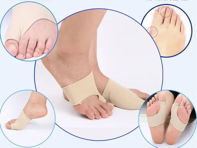 Brand New Hallux Valgus Correction Corrector, Silica Gel Protective Case Toe Brace Socks Toe Bunion Toe Protector, Foot Care