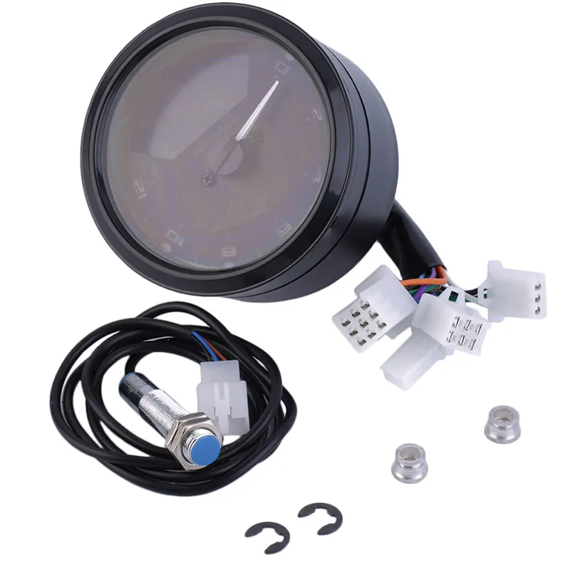 Тахометр 12000 RPM ЖК цифровой спидометр универсальный