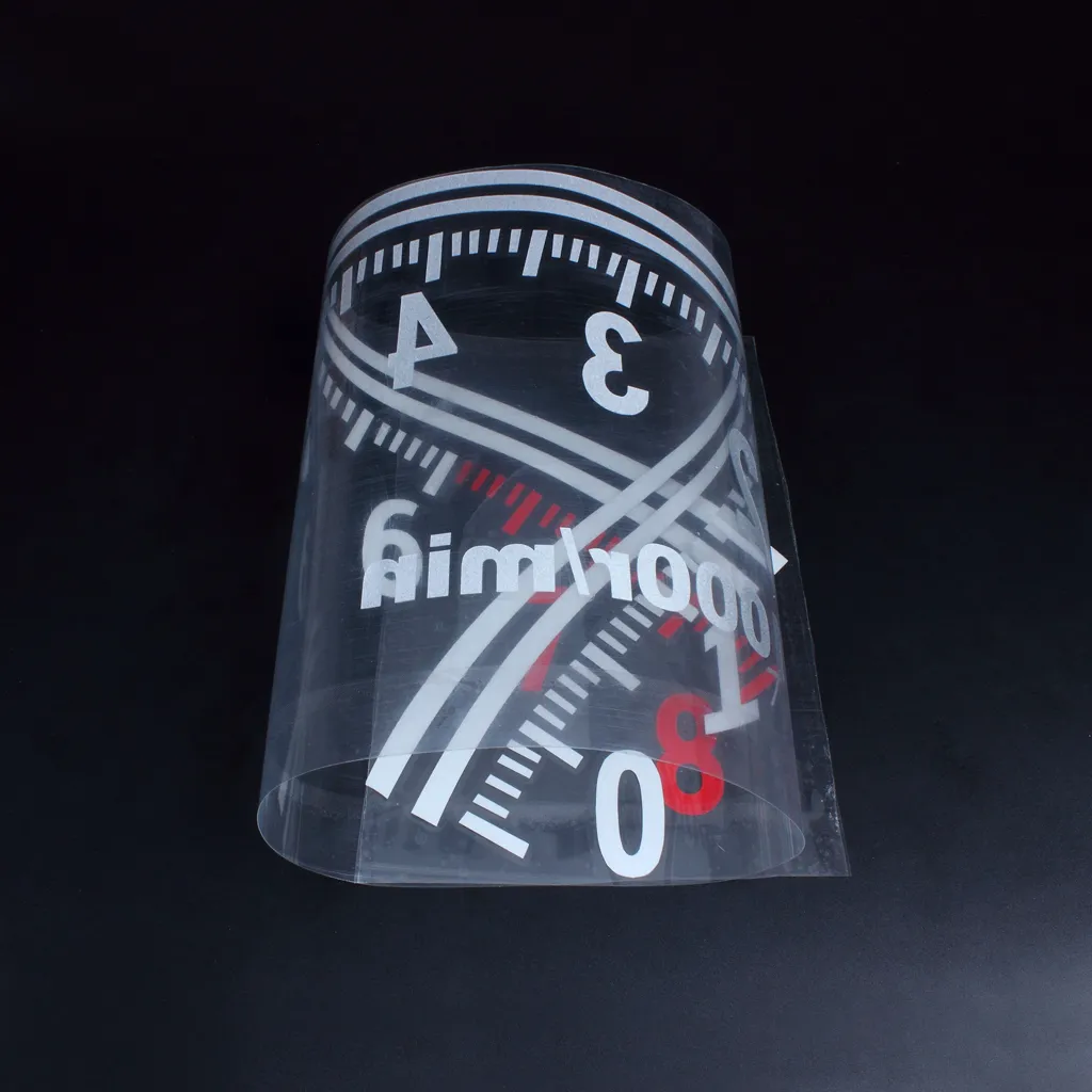 Bilreflekterande hastighetsmätare dekal klistermärke logo för auto fordonsfönster