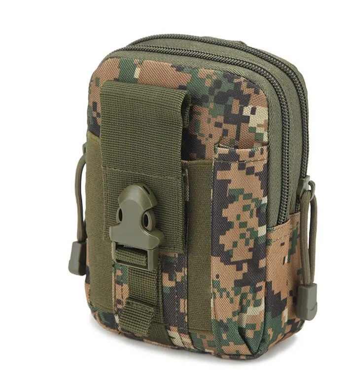 Camuflagem Camo tático militar Hip carteira de bolso Homens Outdoor Casual Desportivo cinto Phone Case Exército Holster Bag