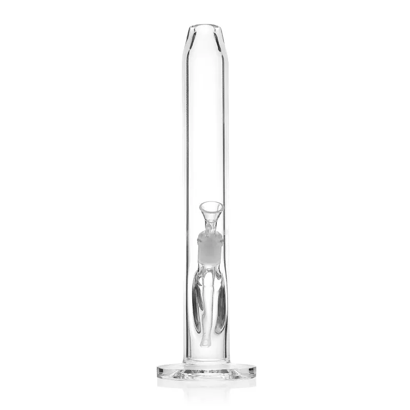 Ny stil botten bongs glas bong 15 inches vattenrör oljeplatta 18mm bongs pipebubbler rakt