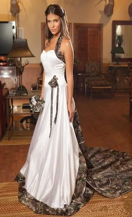 2019 camuflado vestido de noiva mais véus moda vintage feito sob medida capela trem vestidos de noiva baratos vestidos de noiva tribunal véus de noiva duas peças 291a