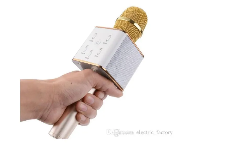 Skat Q7 Microphone Bluetooth Wireless Handheld Mobile Phone Karaoke