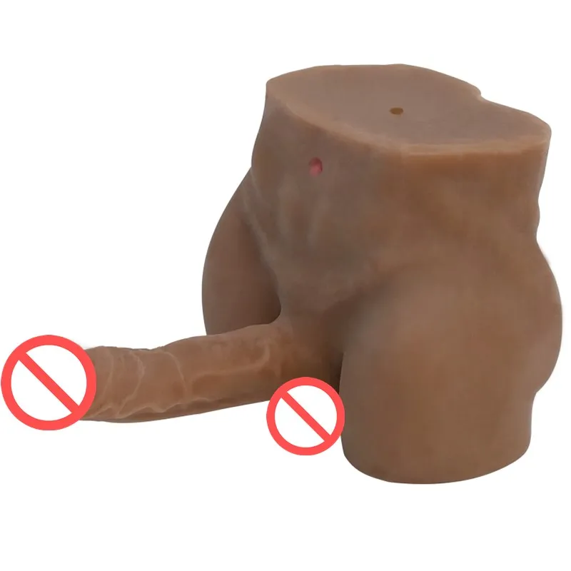 Gerçek Silikon Mini Seks Bebek Kadınlar İçin Kahverengi Eşcinsel Erkek Yetişkin Seks Bebekleri Yumuşak Esnek Büyük Dildo Anal Erkekler Vücut Toys9652470