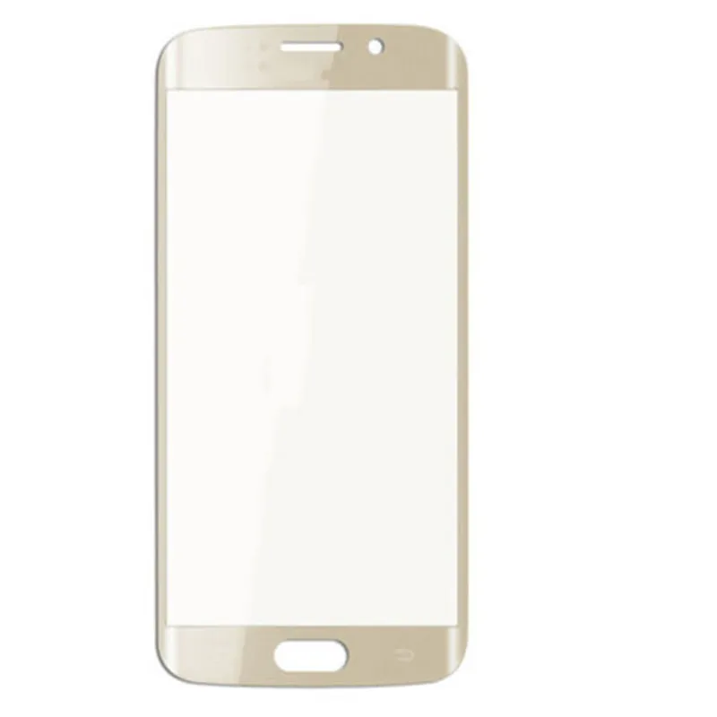 OEM Front Outter Touch Screen Glasslins ersättning för Samsung Galaxy S6 Edge G9250 Gratis DHL