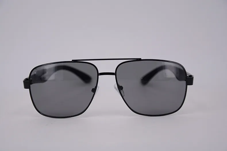 Grossist designer solglasögon för man stor ram svart mode rektangel herrar solglasögon guld billig körning retro glasögon varumärke Kina