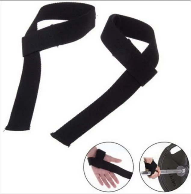 Weight Lifting grip straps gym training belts Weight Lifting Hand Wrist Bar Support Strap Brace Support wrap Body Building Grip Gl5113963