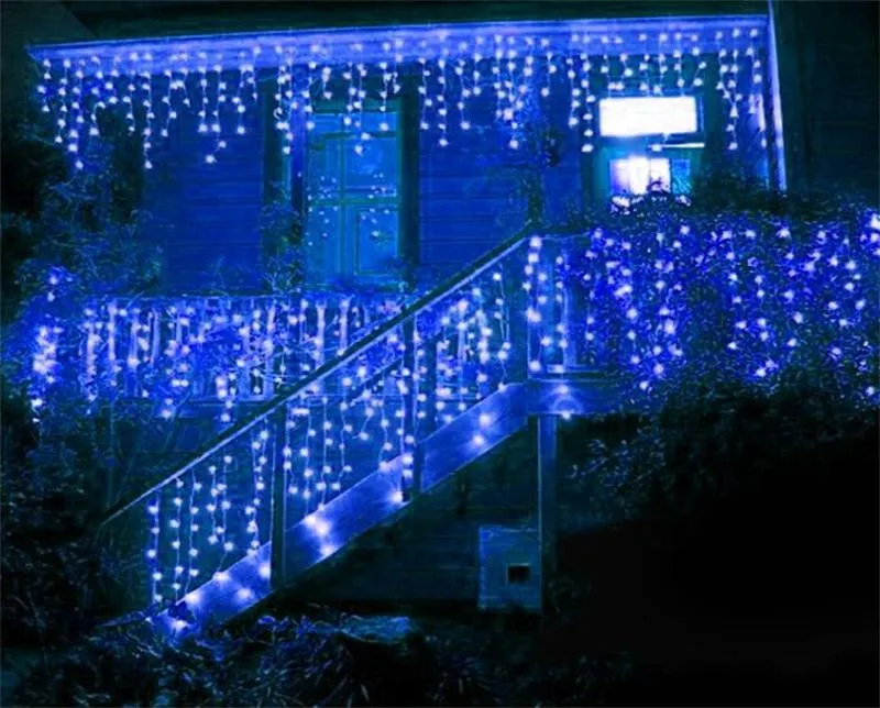 ICE-Lichterkette, 3 m, 100 LEDs, 4 m, 120 LEDs, Lichterkette, 110 V, 220 V, für Party, Hochzeit, LED-Funkeln, Beleuchtung, Weihnachten