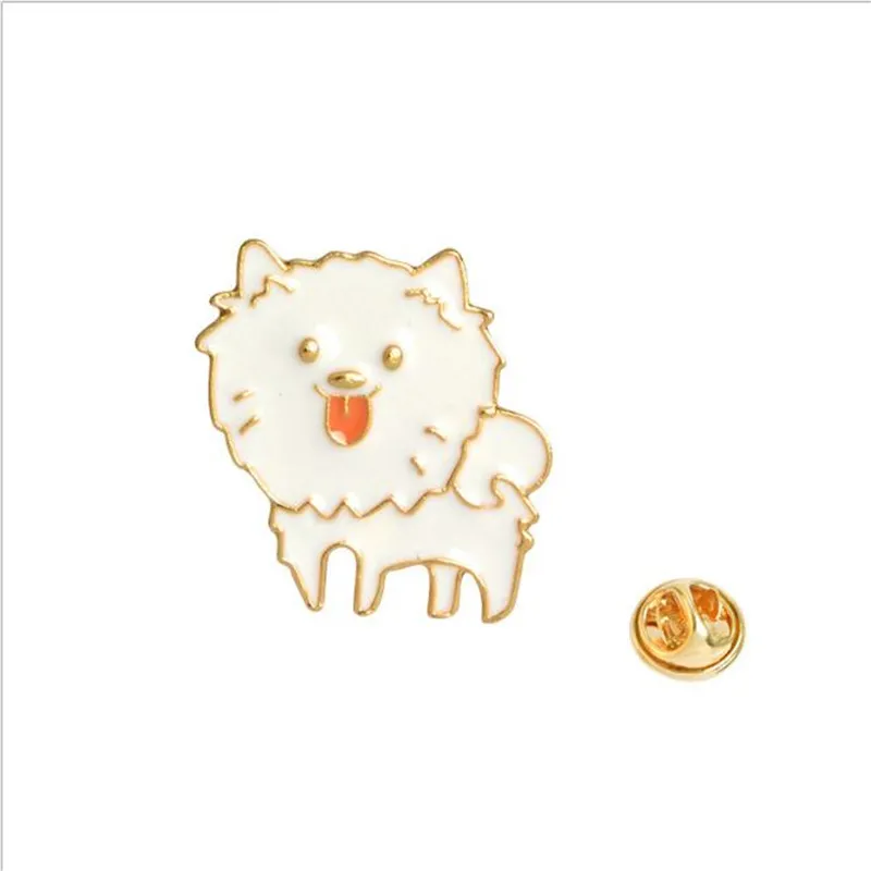 Poodle Pomeranian Corgi Bulldogs Broches de Cão Esmalte Duro Pin Lapela Pin Emblema Presente Para Os Amantes do Cão