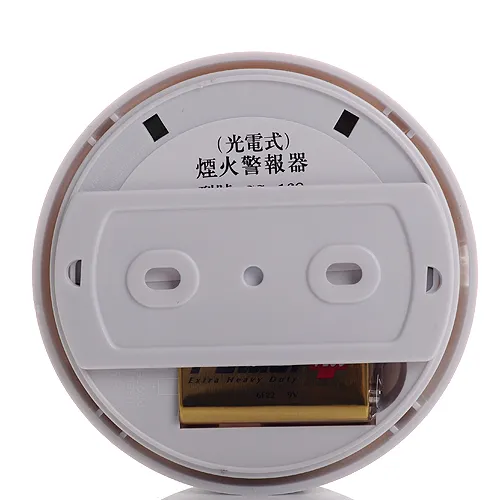 Detektor dymu System alarmowy czujnik pożaru bezprzewodowe dymy dymu bezpieczeństwo domowe Wysoka wrażliwość stabilna LED 9V bateria działająca 9713052