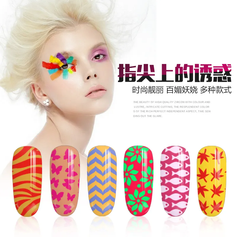 Wholesale Nail Art Transfer Stickers 3D Design Manicure Tips Decal Decoration Tool Nail Art Templates