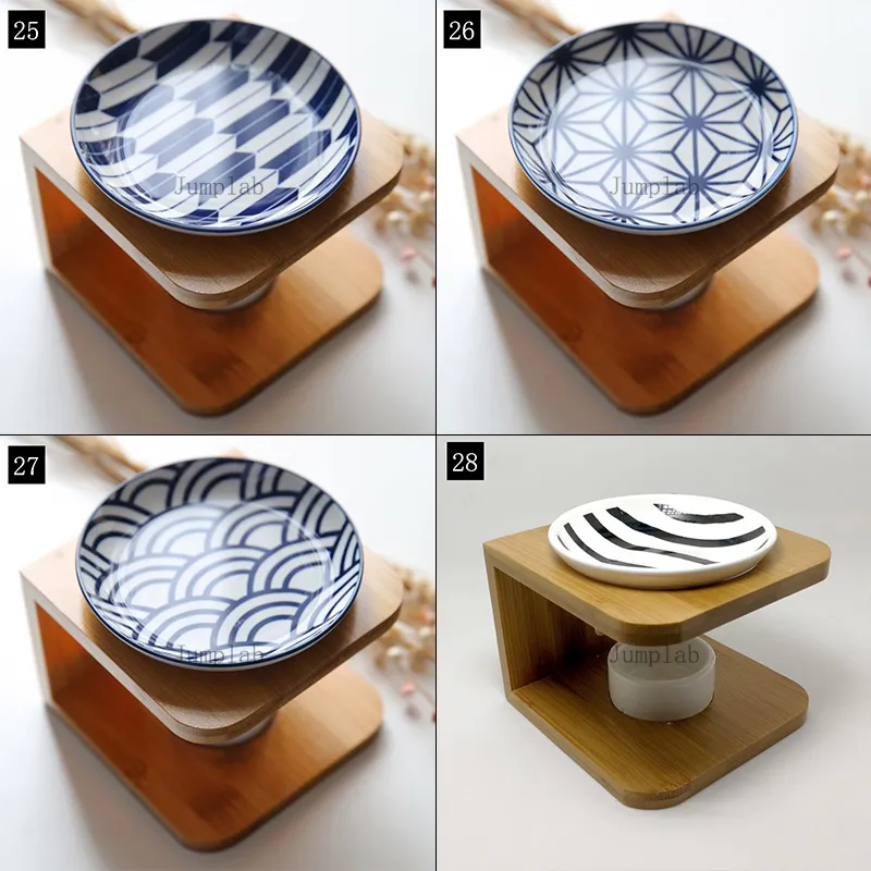 Neues Design Bambus-Keramik-Ölbrenner, hochwertige Aromatherapie-Öllampe, Geschenke und Kunsthandwerk, Heimdekorationen, Aromaofen