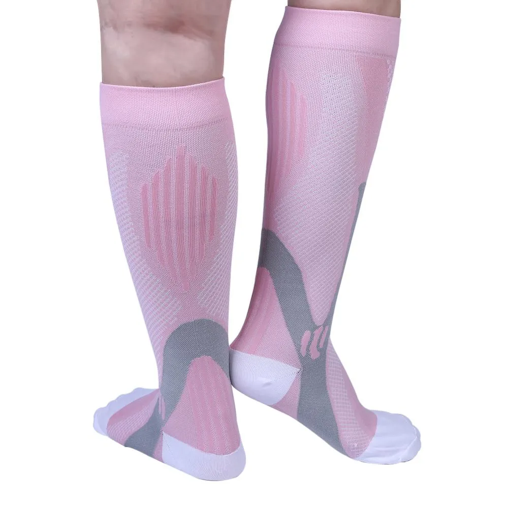Compression Socks for Men & Women Nurses Medical Graduated Nursing Travel Running Sports Socks
